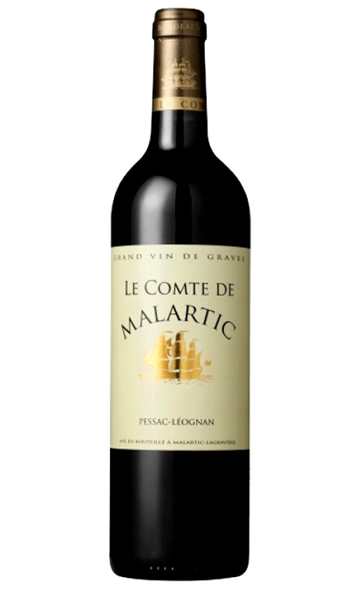 Wine Le Comte De Malartic Pessac Leognan 2015