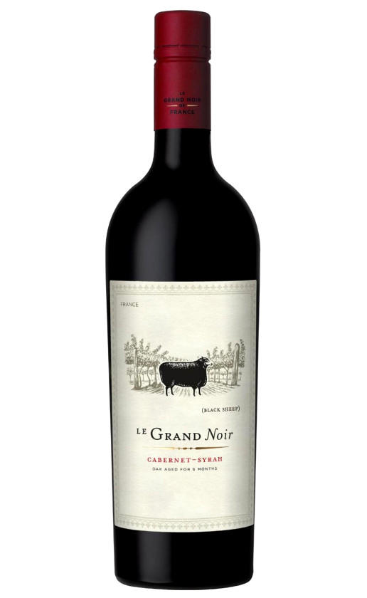 Wine Le Grand Noir Cabernet Syrah Pays Doc 2015