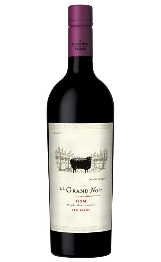Вино Le Grand Noir GSM Pays d'Oc 2017