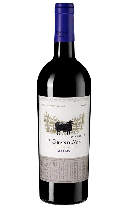 Wine Le Grand Noir Malbec Pays Doc 2019