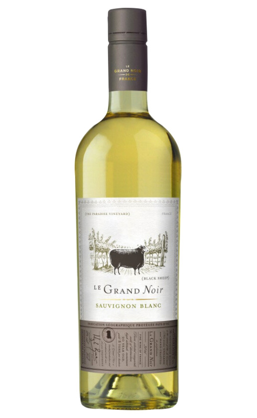 Вино Le Grand Noir Winemaker's Selection Sauvignon Blanc Pays d'Oc 2016