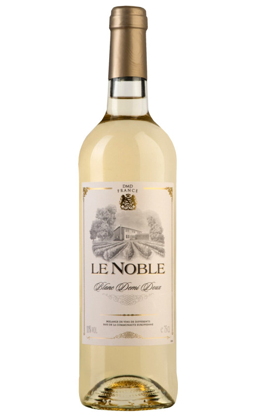 Wine Le Noble De France Blanc Demi Doux