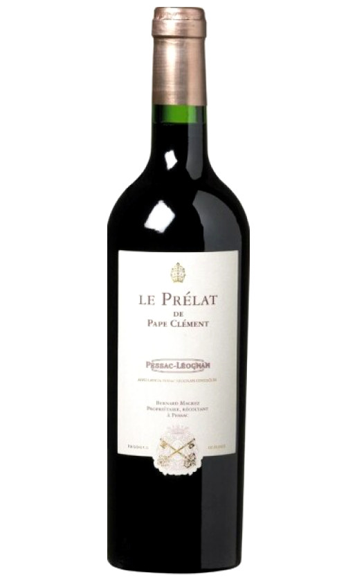 Wine Le Prelat De Pape Clement Pessac Leognan 2007