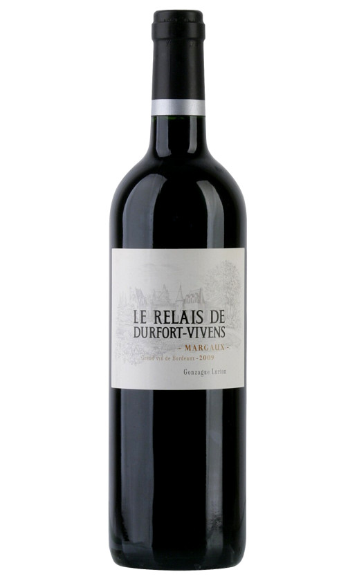 Wine Le Relais De Durfort Vivens Margaux 2009
