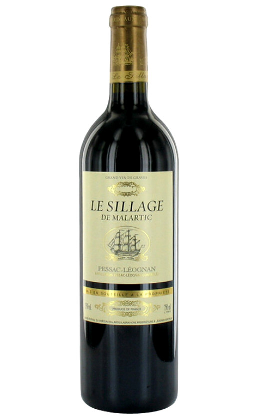 Вино Le Sillage De Malartic Rouge 2005