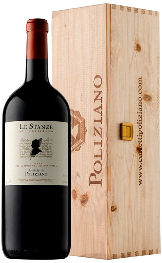 Wine Le Stanze Del Poliziano Toscana 2017 Wooden Box
