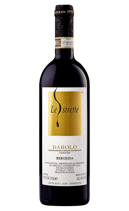 Wine Le Strette Barolo Bergeisa 2014