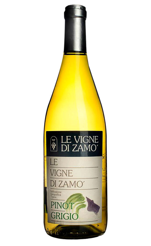 Вино Le Vigne di Zamo Pinot Grigio Venezia Giulia 2018