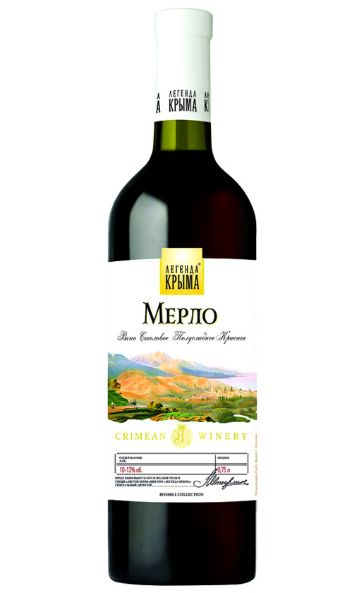 Wine Legenda Kryma Merlo