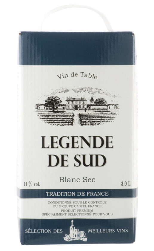 Wine Legende De Sud Blanc Sec