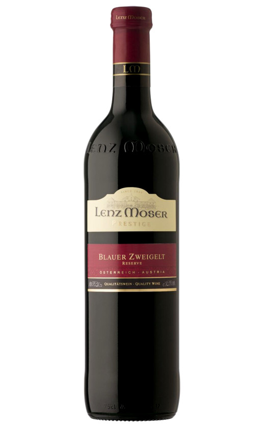 Wine Lenz Moser Prestige Blauer Zweigelt Reserve