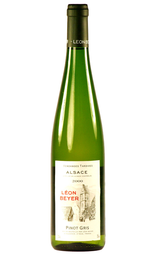 Wine Leon Beyer Pinot Gris Vendanges Tardives Alsace 2000