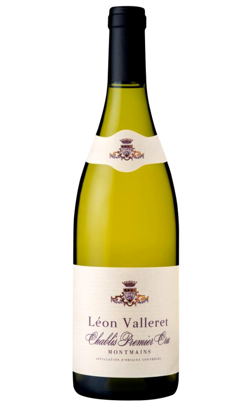 Wine Leon Valleret Chablis Premier Cru Montmains 2015