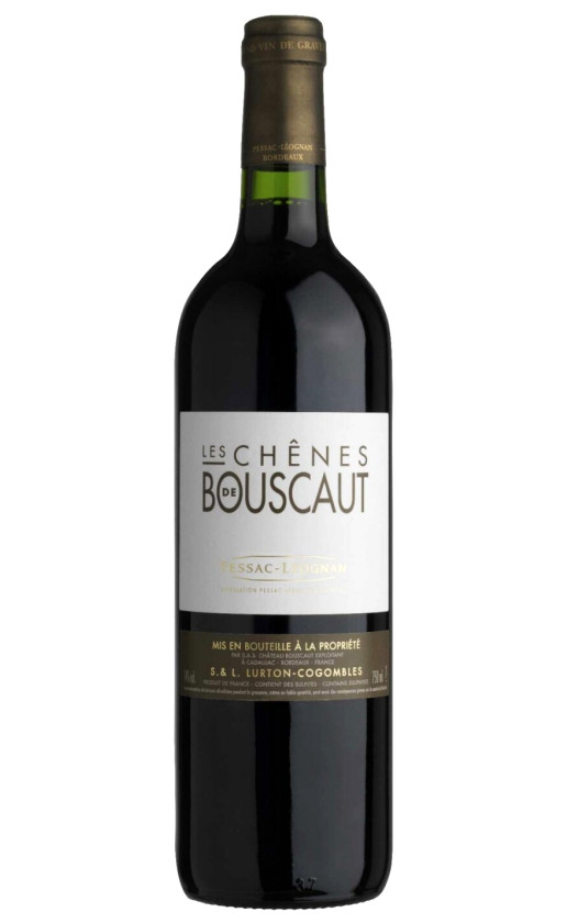 Вино Les Chenes de Bouscaut Red Pessac-Leognan 2009