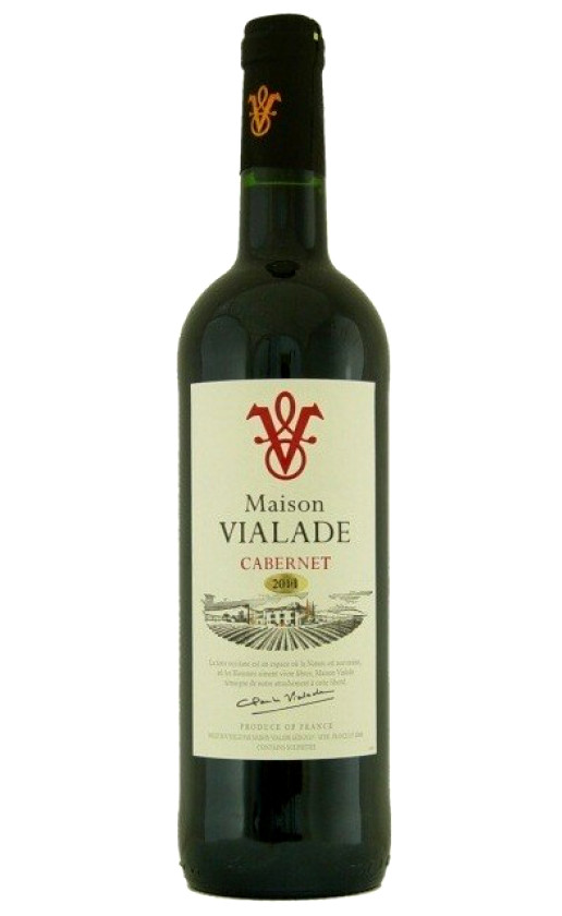 Вино Les Domaines Auriol Maison Vialade Cabernet Pays D'Oc