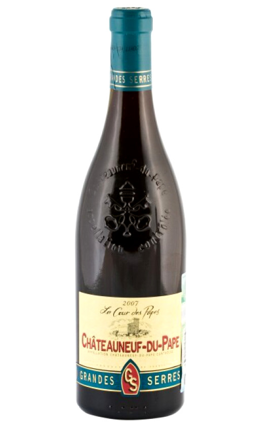 Вино Les Grandes Serres Chateauneuf-du-Pape 2007