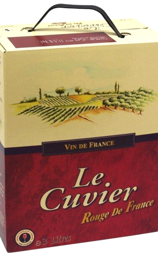 Les Grands Chais de France Le Cuvier Rouge Bag in Box