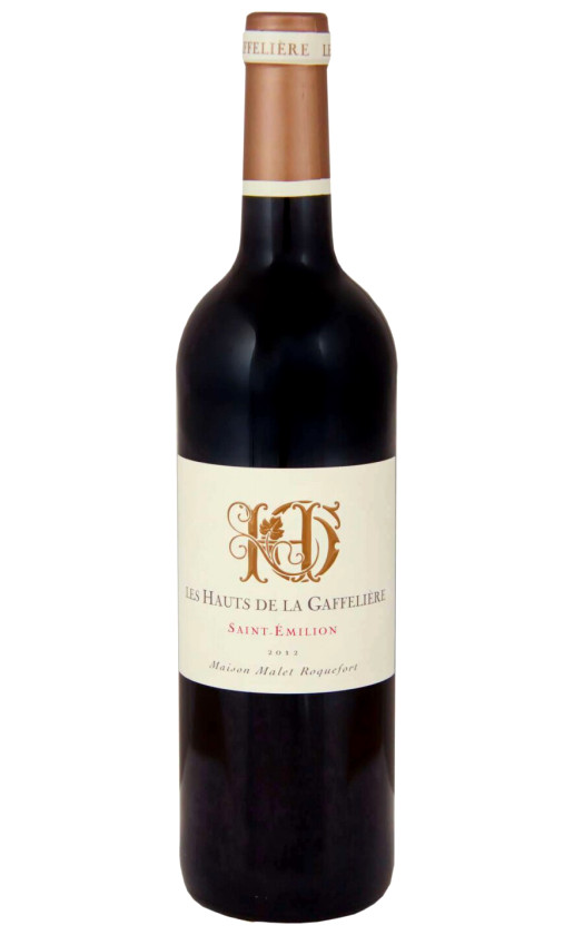 Wine Les Hauts De La Gaffeliere Saint Emilion 2012