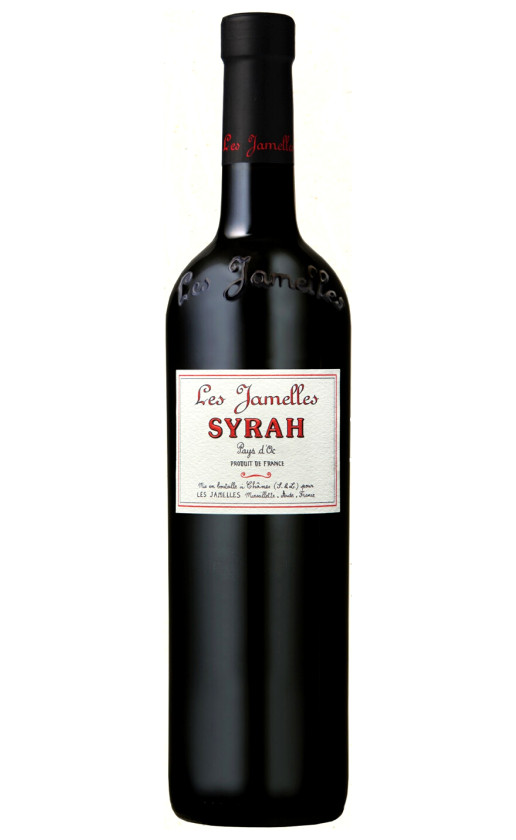 Вино Les Jamelles Syrah Pays d'Oc 2019