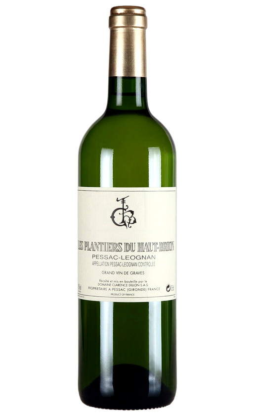 Вино Les Plantiers du Haut-Brion Pessac-Leognan 2004