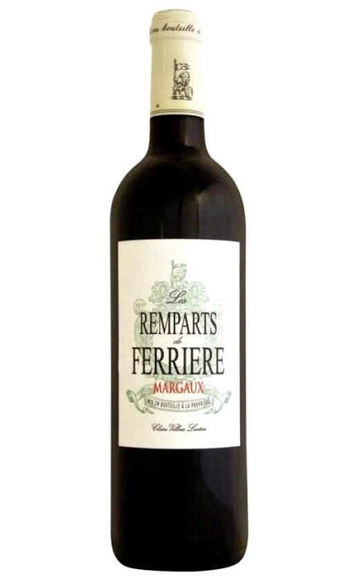 Вино Les Remparts de Ferriere Margaux 2012