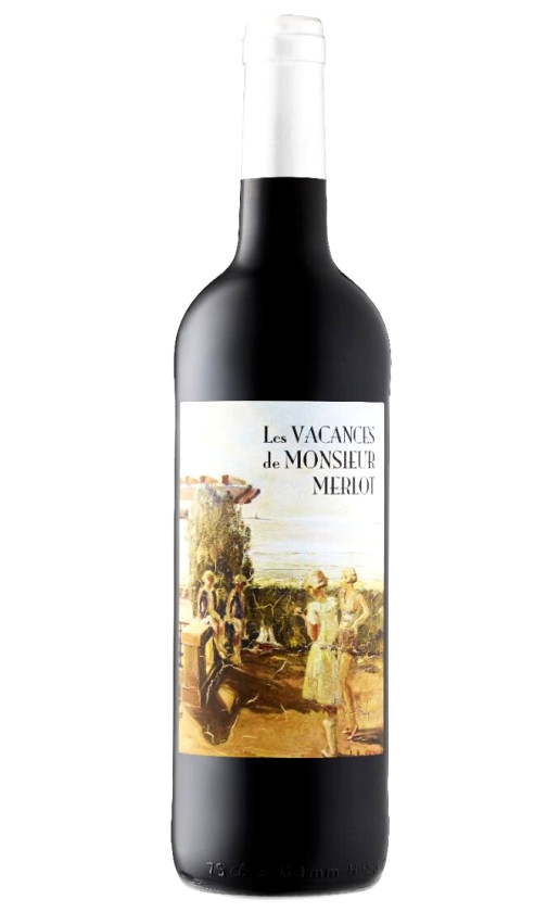 Wine Les Vacances De Monsieur Merlot Vin De France 2017