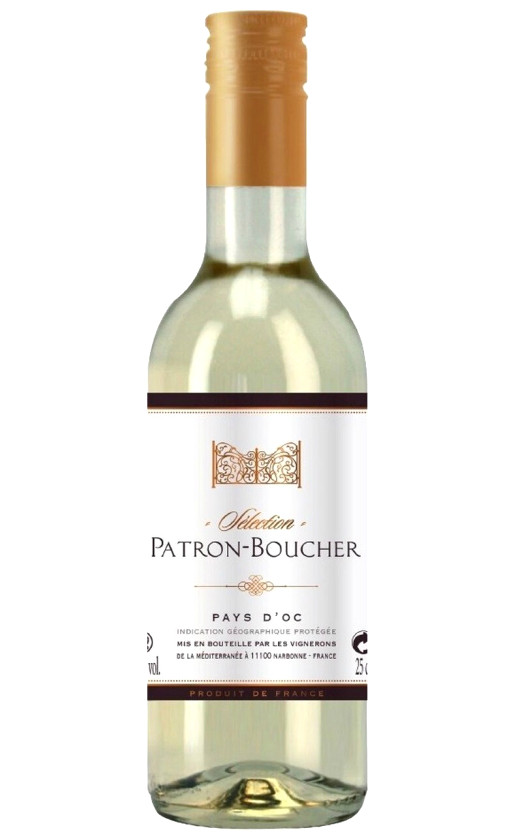 Wine Les Vignerons De La Mediterranee Selection Patron Boucher Blanc Pays Doc 2