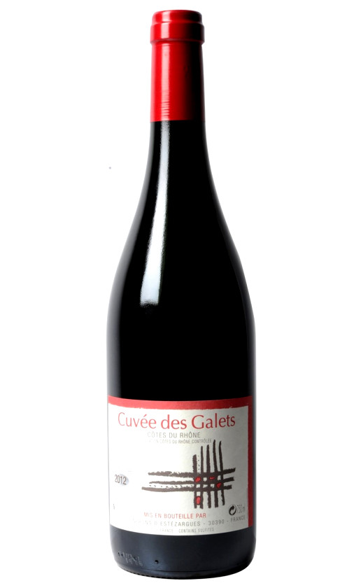 Wine Les Vignerons Destezargues Cuvee Des Galets Cotes Du Rhone 2011