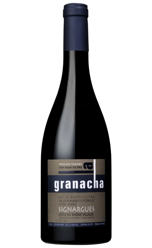 Les Vignerons d'Estezargues La Granacha Cotes du Rhone Villages 2015