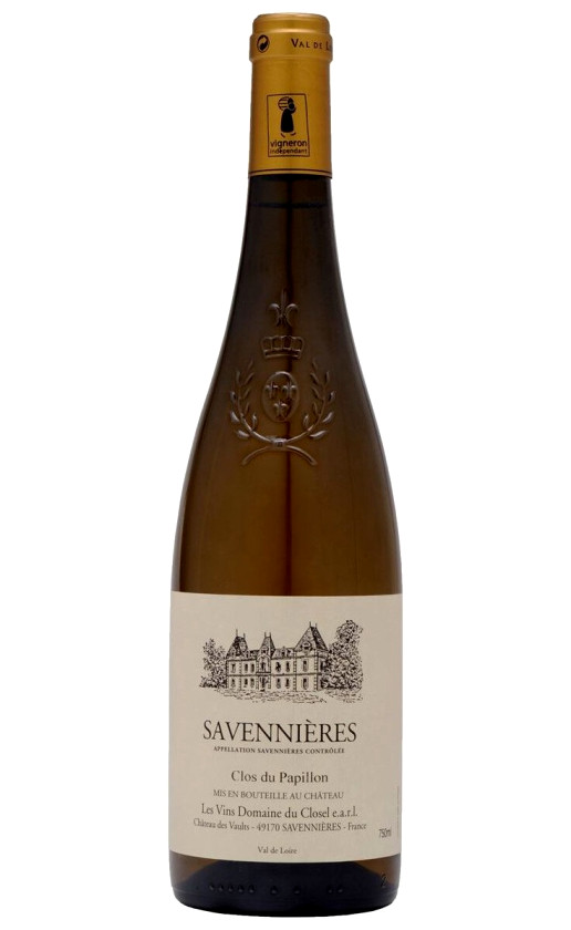 Вино Les Vins Domaine du Closel Clos du Papillon Savennieres 2015