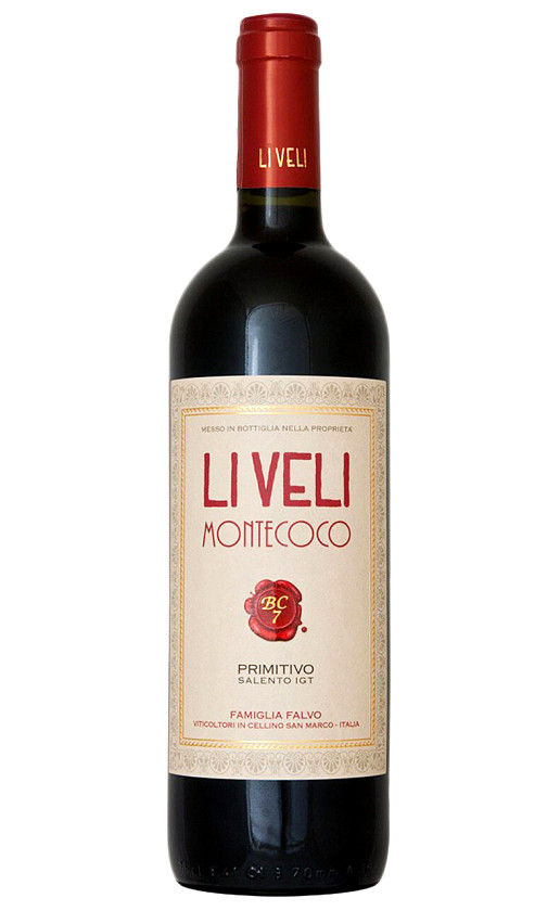 Wine Li Veli Montecoco Primitivo Salento 2019