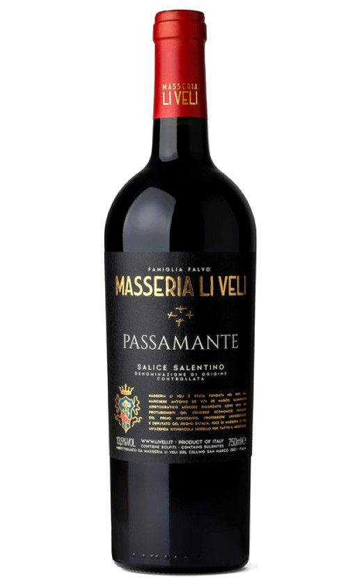 Вино Li Veli Passamante Salice Salentino 2020