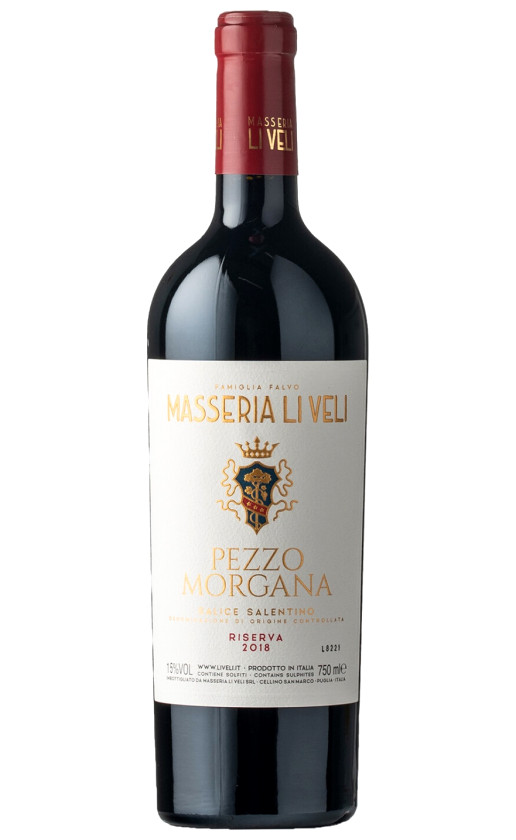 Вино Li Veli Pezzo Morgana Salice Salentino Riserva 2018