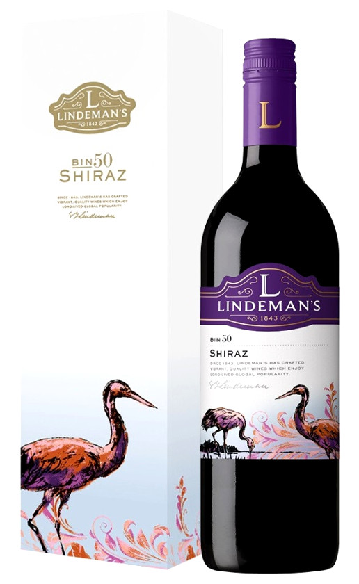 Вино Lindemans Bin 50 Shiraz gift box