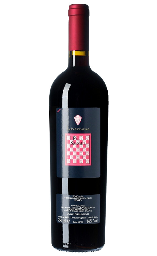 Wine Livernano Puro Sangue Toscana 2015