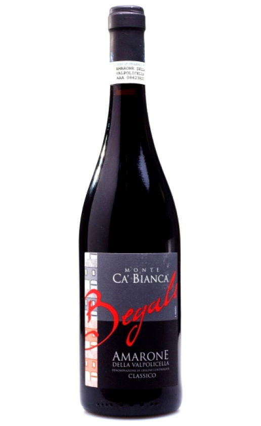 Wine Lorenzo Begali Amarone Classico Monte Ca Bianca 2005