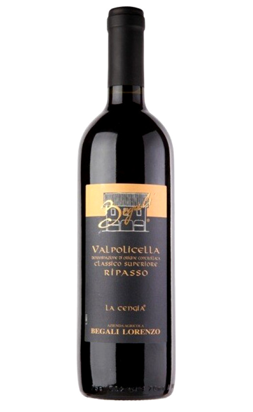 Вино Lorenzo Begali Valpolicella Classico Superiore Ripasso La Cengia 2009