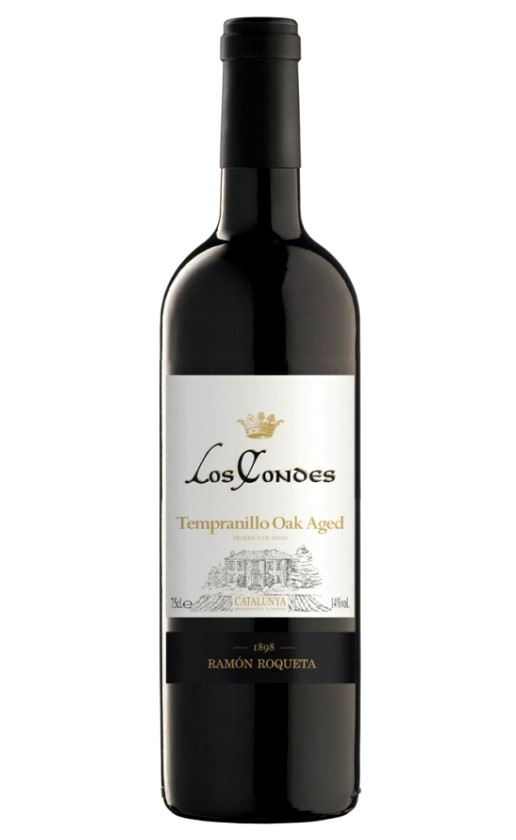 Wine Los Condes Tempranillo Oak Aged Catalunya 2017