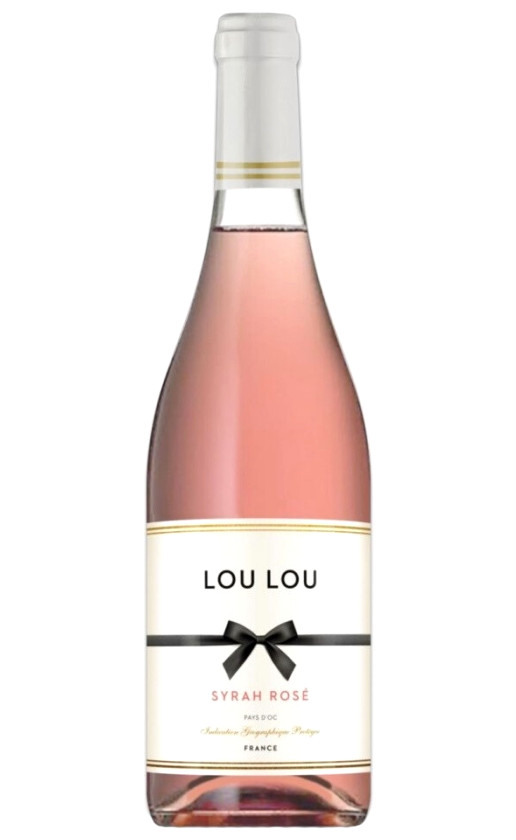 Wine Lou Lou Syrah Rose Pays Doc