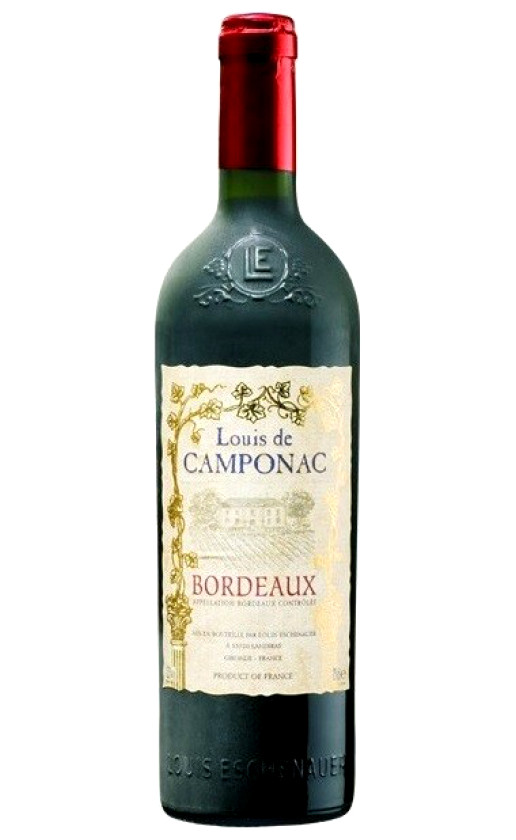 Wine Louis Eschenauer Bordeaux Rouge Louis De Camponac
