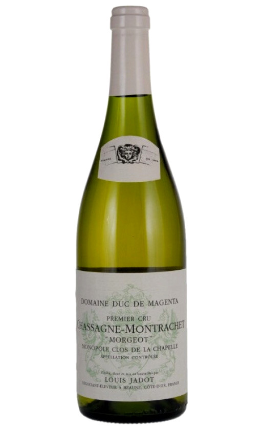 Wine Louis Jadot Chassagne Montrachet Morgeot 1 Er Cru Clos De La Chapelle 2018