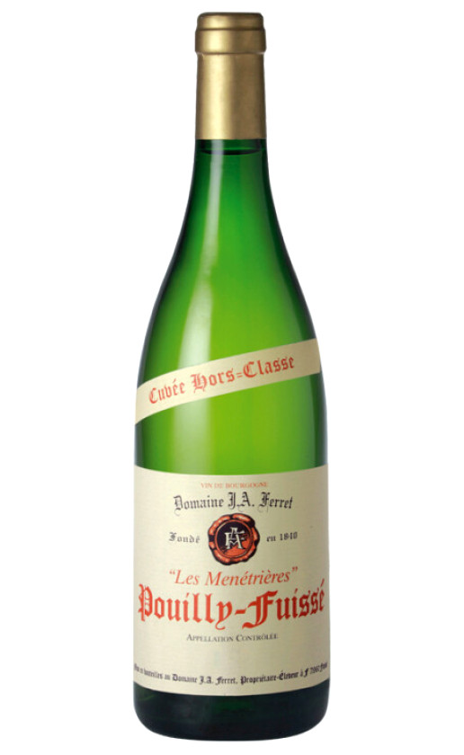 Wine Louis Jadot Domaine Ja Ferret Les Menetrieres Pouilly Fuisse 2018