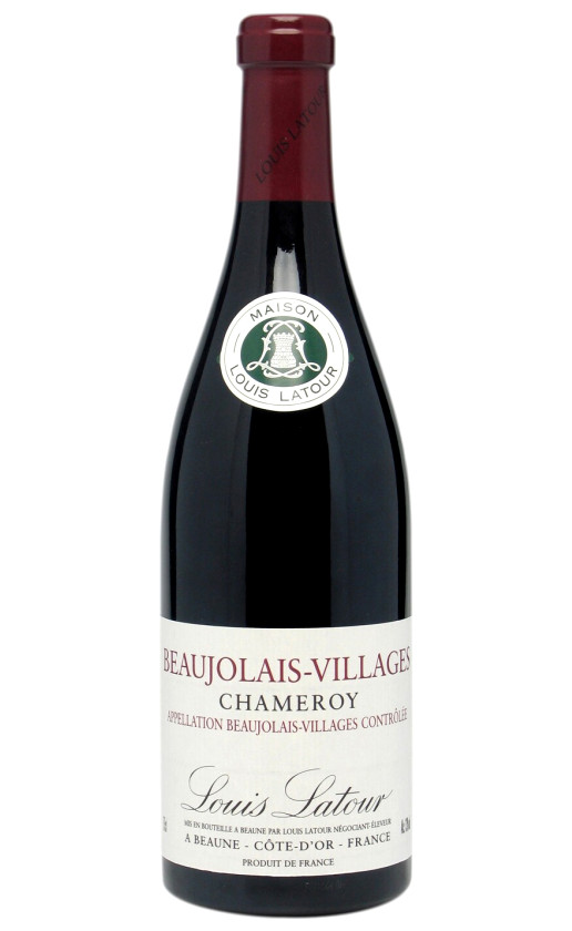Wine Louis Latour Beaujolais Villages Chameroy 2012