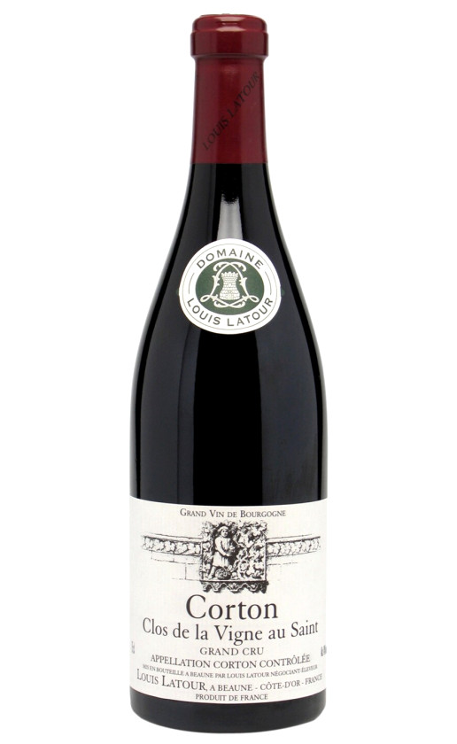 Вино Louis Latour Corton Grand Cru Clos de la Vigne au Saint 2002