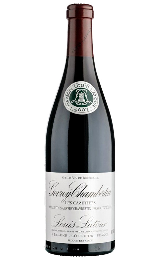 Wine Louis Latour Gevrey Chambertin 1 Er Cru Les Cazetiers 2007