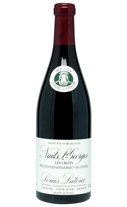 Вино Louis Latour Nuits-Saint-Georges 1-er Cru Les Crots 2004