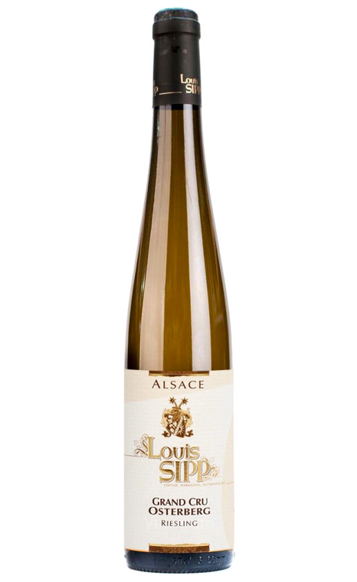 Wine Louis Sipp Grand Cru Osterberg Riesling Alsace 2012