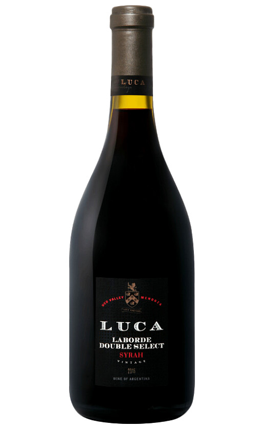 Wine Luca Winery Laborde Double Select Syrah Mendoza 2019