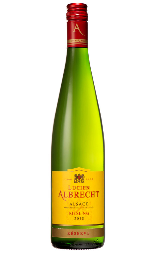 Вино Lucien Albrecht Riesling Reserve Alsace 2018