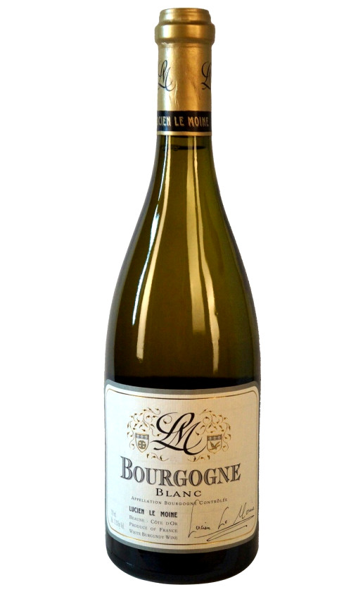 Wine Lucien Le Moine Bourgogne Blanc 2012
